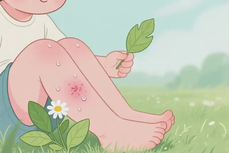 孩子小腿出濕疹不管它會(huì)自己痊愈嗎(圖2)