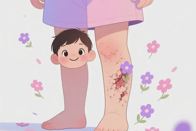 孩子四肢容易起湿疹能靠自己自愈吗(图1)
