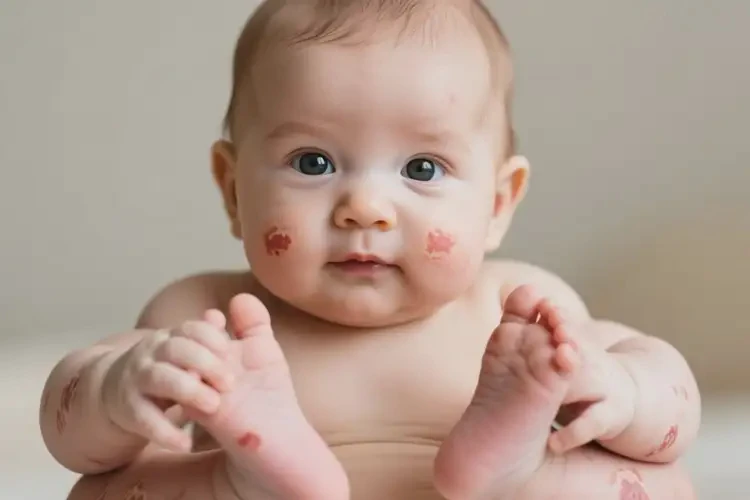 嬰兒四肢容易起濕疹不管它會自己痊愈嗎(圖1)