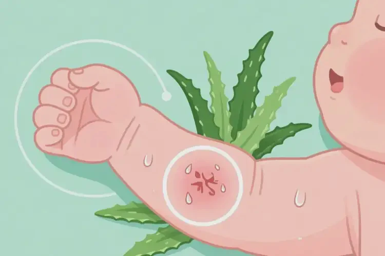 新生兒手臂容易起濕疹可以徹底自愈嗎(圖2)