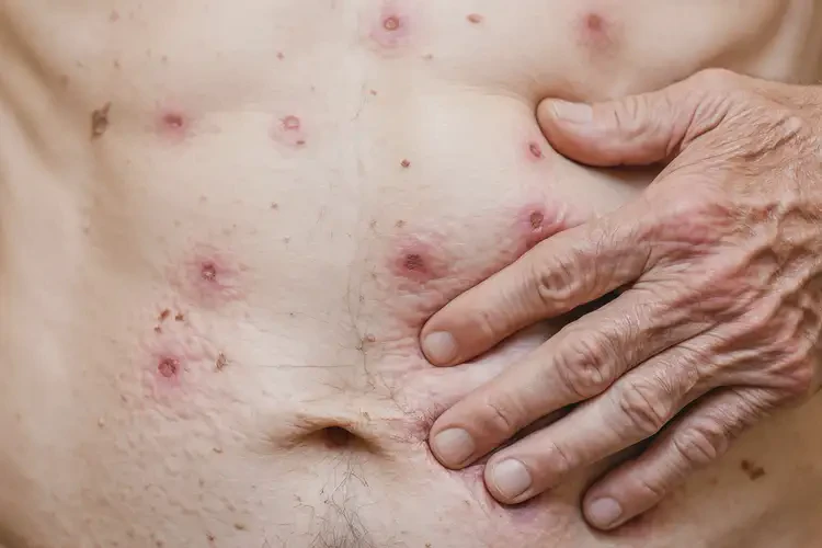 老年人肚子上經(jīng)常起濕疹不管它會(huì)自己好嗎(圖4)