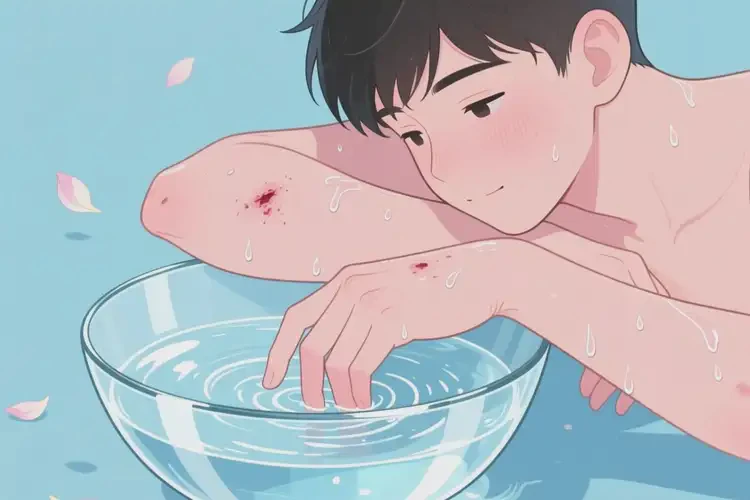 男生手臂偶爾長濕疹不管它會自己好嗎(圖1)