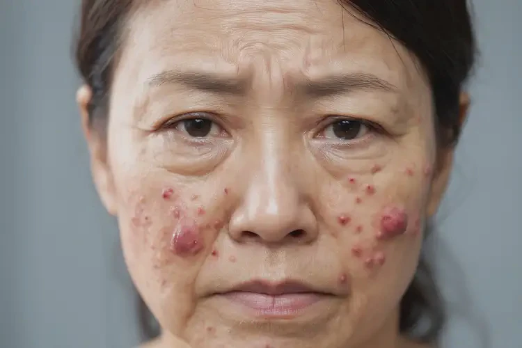 女性臉上出濕疹不管它會(huì)自己好嗎(圖4)