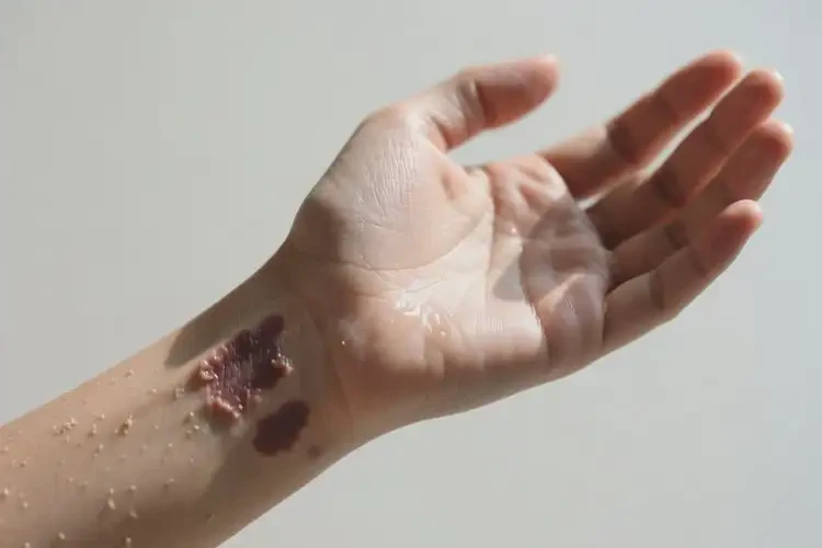 女性手臂上出湿疹能靠自己自愈吗(图1)