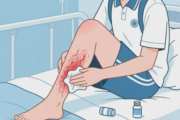 大學(xué)生小腿偶爾起濕疹能夠徹底治愈嗎(圖4)