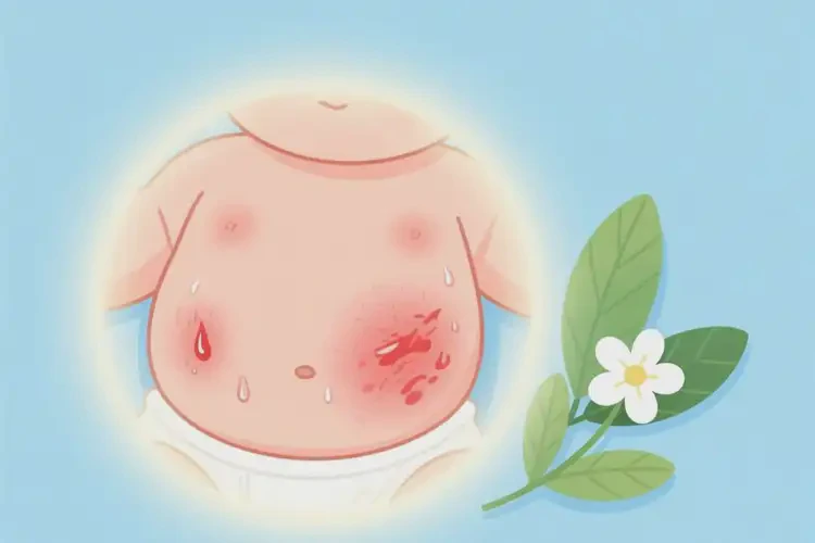 小兒肚子有濕疹不管它會自己好嗎(圖2)