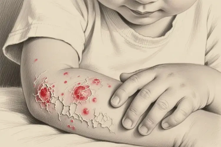 小兒手臂上經(jīng)常長(zhǎng)濕疹不管它會(huì)自己自愈嗎(圖3)