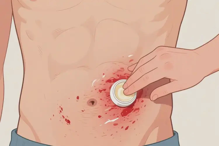 男生肚子起濕疹能夠徹底治愈嗎(圖4)