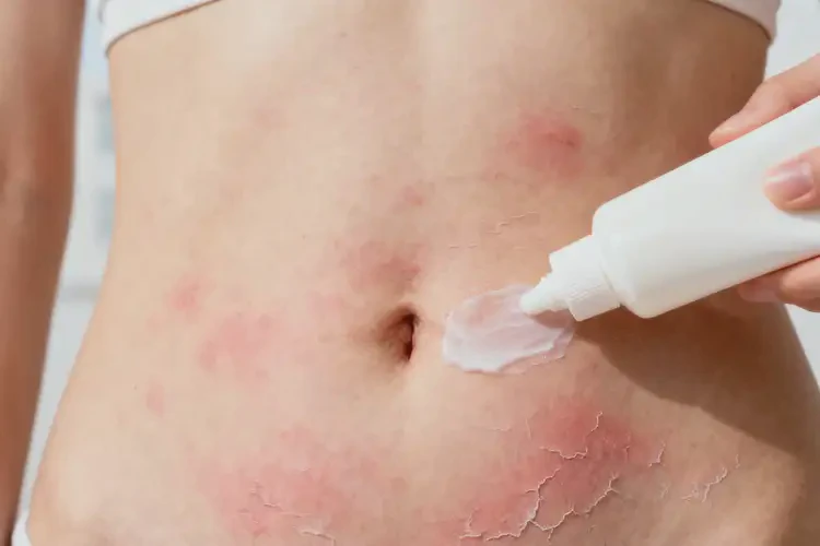 女性肚子长湿疹可不可以彻底自愈(图4)