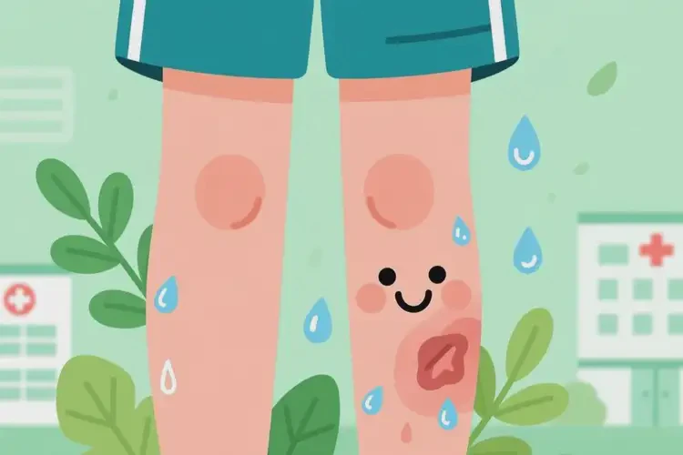 青少年小腿容易起濕疹能靠自己自愈嗎(圖1)