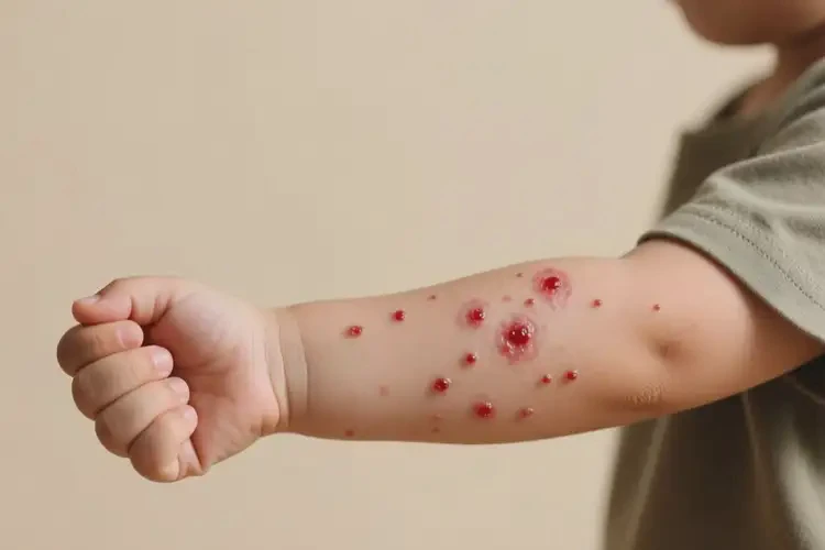 小孩四肢長濕疹能靠自己自愈嗎(圖3)