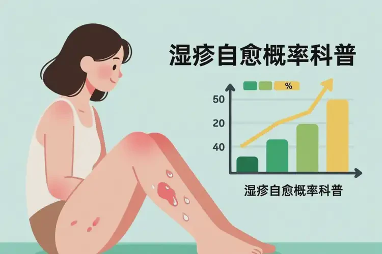 女人大腿长湿疹不管它会自己自愈吗(图3)