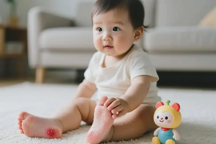 小兒腳上有濕疹可不可以徹底自愈(圖2)