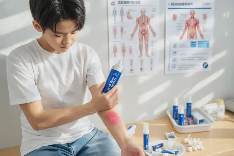 青少年手臂上出現(xiàn)濕疹不管它會(huì)自己自愈嗎(圖1)