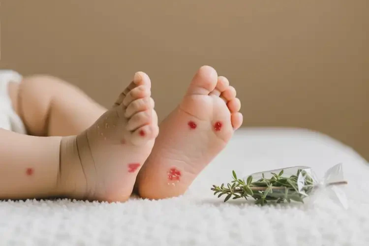 幼兒腳上有濕疹不管它會自己痊愈嗎(圖1)