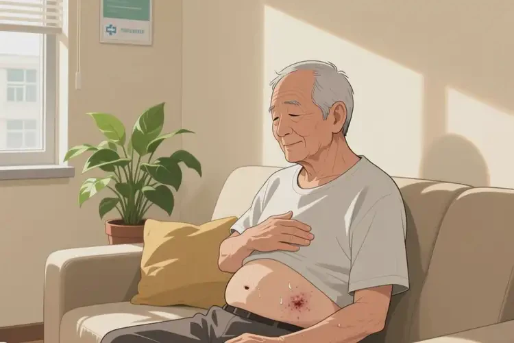 老年人肚子有湿疹可不可以彻底自愈(图4)