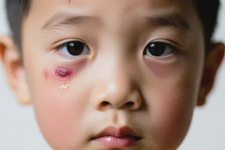 孩子面部经常长湿疹不管它会自己好吗(图3)