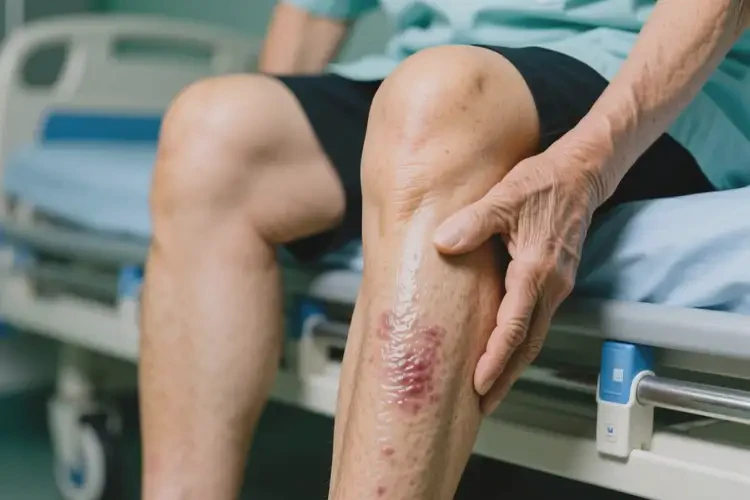 老年人小腿上起濕疹不管它會自己自愈嗎(圖3)