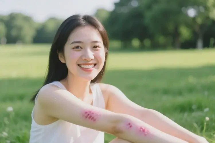 女生身上偶爾長(zhǎng)濕疹不管它會(huì)自己痊愈嗎(圖1)