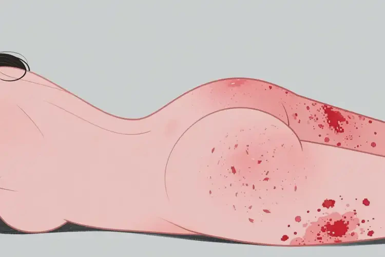 女生屁股有濕疹不管它會自己好嗎(圖1)