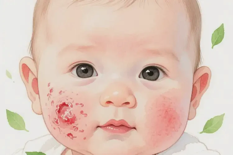 幼兒面部起濕疹不管它會自己好嗎(圖3)