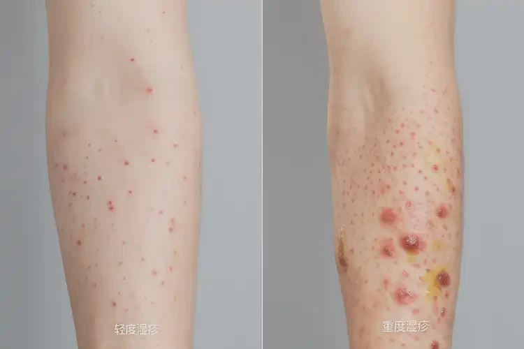 男生大腿上偶爾長濕疹不管它會自己好嗎(圖3)