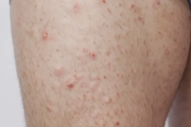 男性大腿上偶爾起濕疹不管它會(huì)自己自愈嗎(圖4)