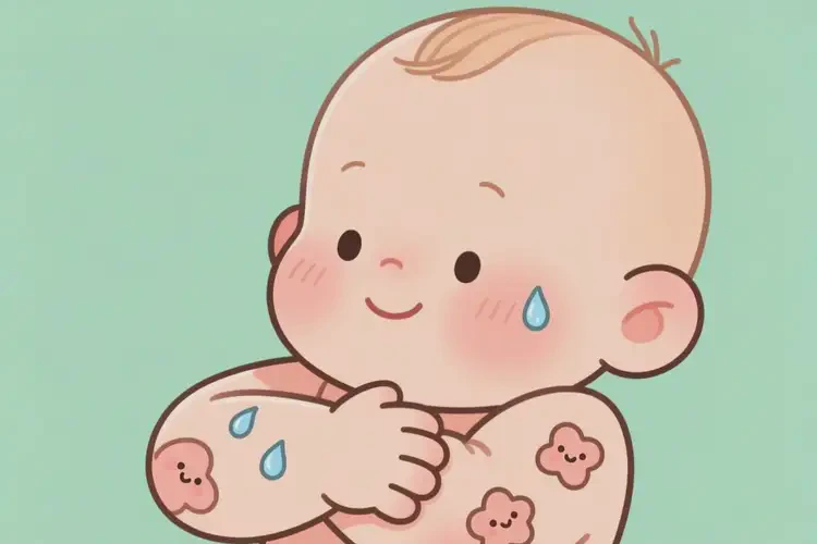 嬰幼兒手臂上容易起濕疹能靠自己自愈嗎(圖2)