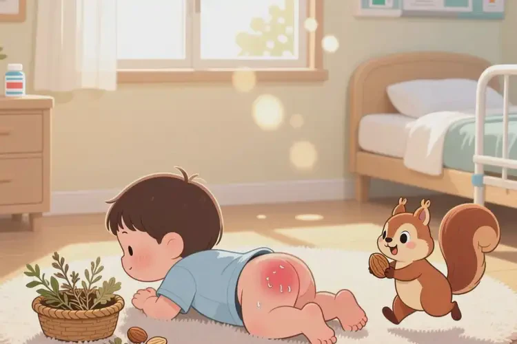 兒童屁股出濕疹可以徹底自愈嗎(圖2)