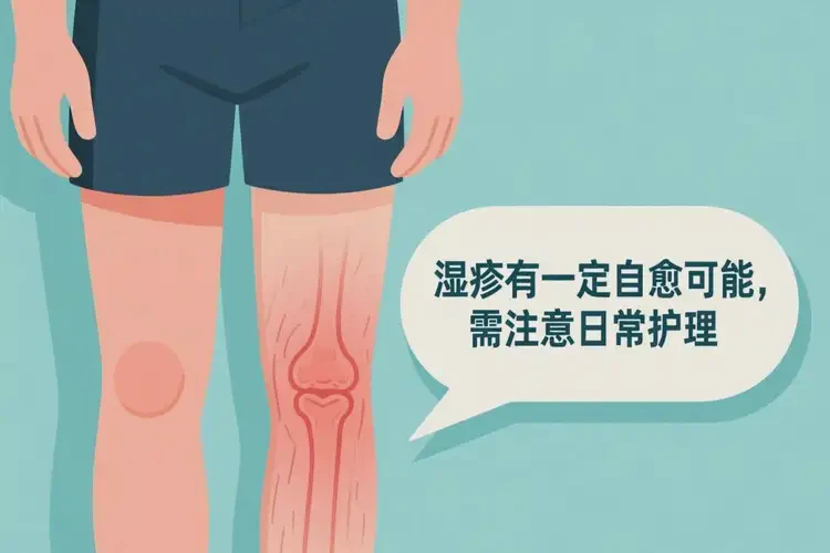 男性大腿有濕疹能靠自己自愈嗎(圖2)