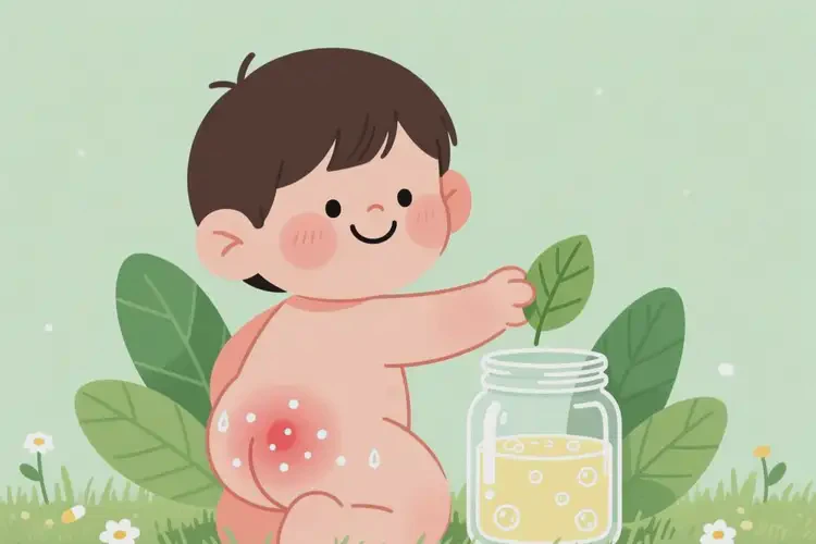 兒童屁股出濕疹可以徹底自愈嗎(圖1)