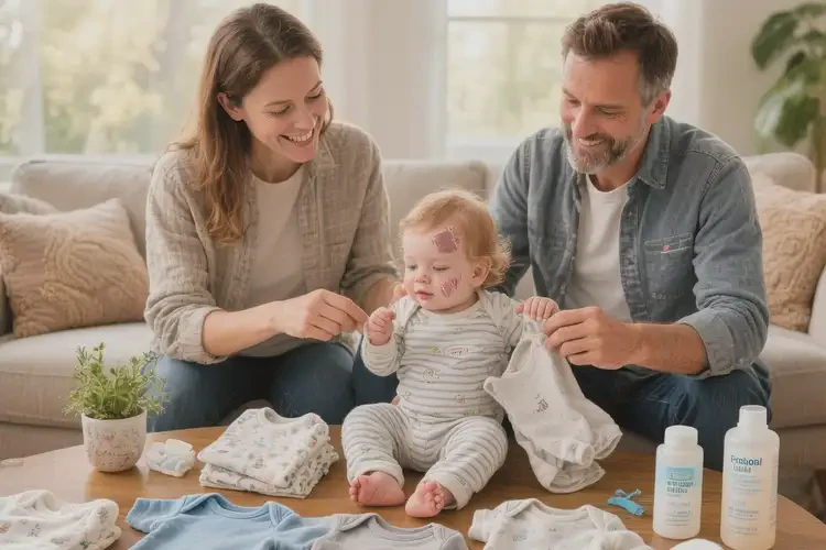 嬰幼兒大腿上長濕疹不管它會自己痊愈嗎(圖1)