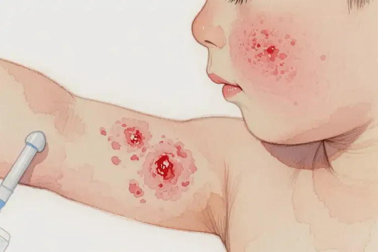 小兒手臂上經(jīng)常長(zhǎng)濕疹不管它會(huì)自己自愈嗎(圖4)