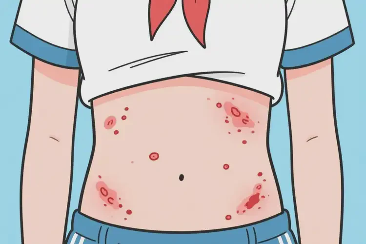 中學生肚子容易長濕疹能靠自己自愈嗎(圖2)