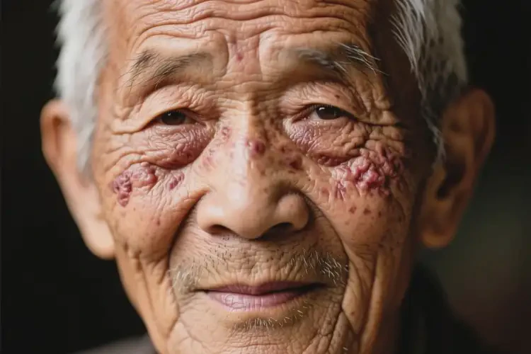 高齡老人臉上長濕疹不管它會自己痊愈嗎(圖3)