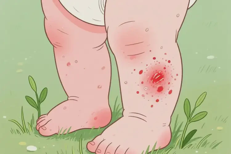 寶寶小腿上起濕疹能徹底自愈嗎(圖3)