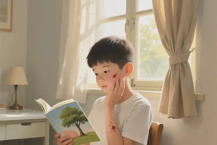 小学生面部出现湿疹能够彻底治愈吗(图2)