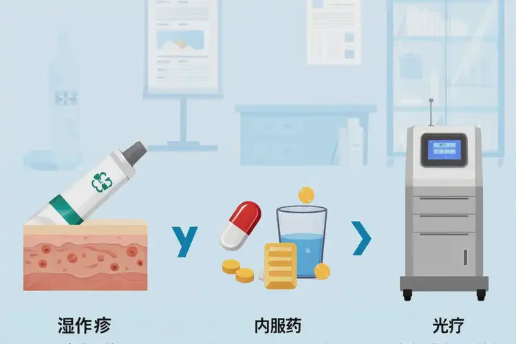 男生大腿經(jīng)常長濕疹不管它會(huì)自己痊愈嗎(圖1)