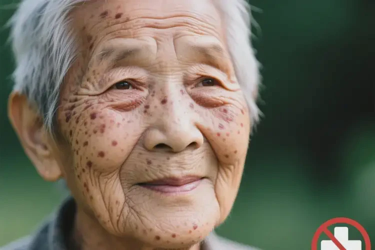 高齡老人臉上長濕疹不管它會自己痊愈嗎(圖1)