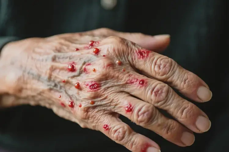 老人手上出現(xiàn)濕疹能夠徹底治愈嗎(圖3)