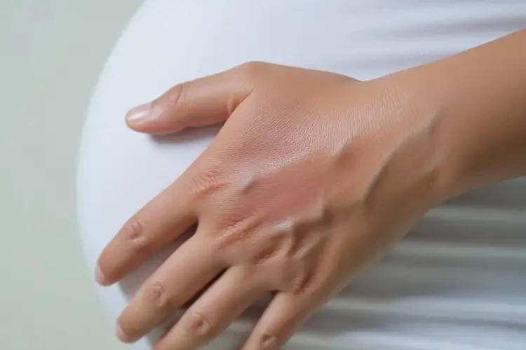 孕婦手上出現(xiàn)濕疹不管它會自己痊愈嗎(圖4)