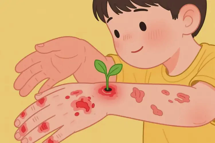 青年人四肢經(jīng)常起濕疹能徹底自愈嗎(圖2)