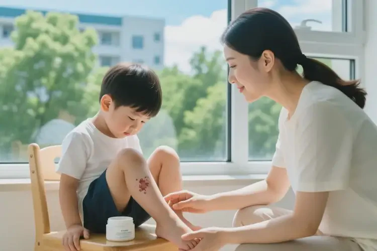 孩子身上長濕疹能徹底自愈嗎(圖1)