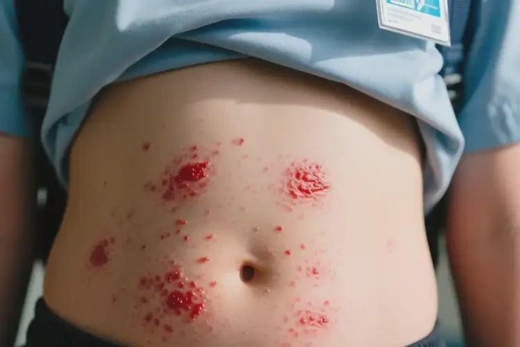 中學(xué)生肚子上出現(xiàn)濕疹能靠自己自愈嗎(圖4)