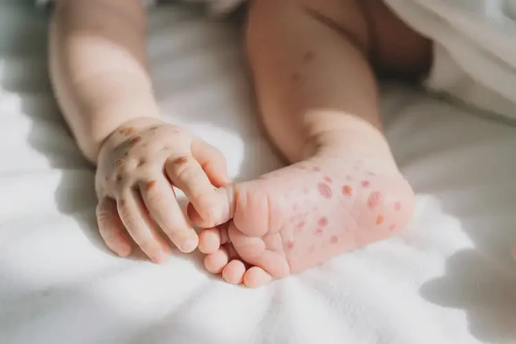 婴儿身上长湿疹不管它会自己痊愈吗(图1)