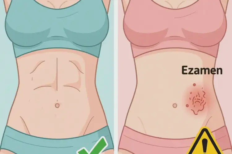 女人肚子偶爾起濕疹不管它會自己好嗎(圖2)