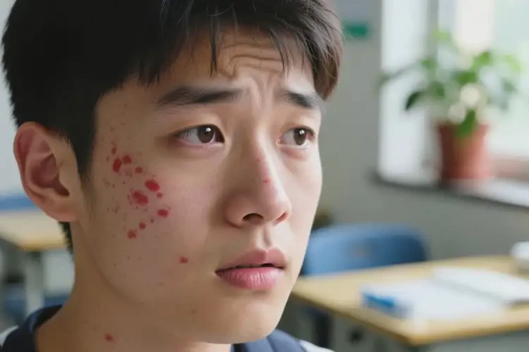 大學(xué)生面部起濕疹不管它會(huì)自己好嗎(圖4)