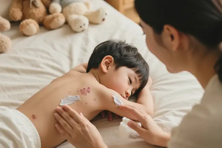 孩子全身容易起濕疹不管它會自己好嗎(圖2)