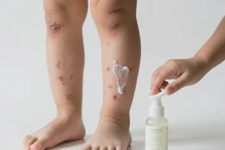 孩子小腿出濕疹不管它會(huì)自己痊愈嗎(圖3)