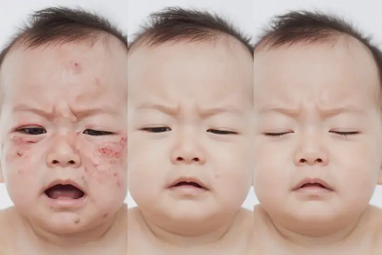 寶寶面部偶爾長濕疹可不可以徹底自愈(圖4)